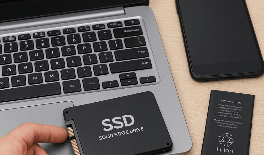 laptop diagnostics by electronics repair services team